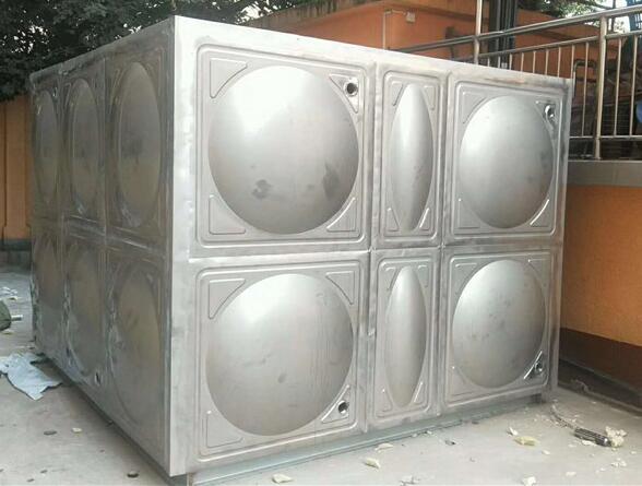 40T方形組合不銹鋼水箱施工案例